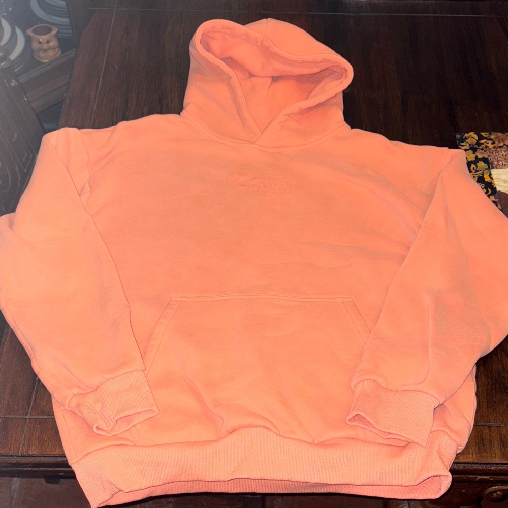 Comfrt oversized large Coral Hoodie